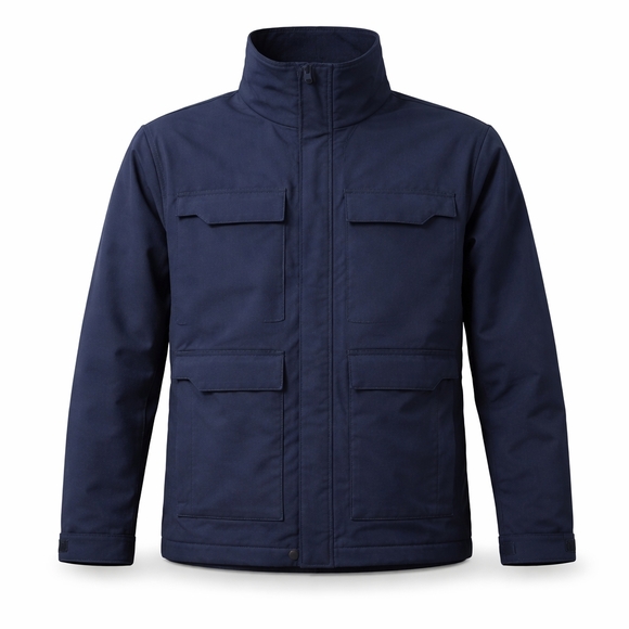 The North Face Other - The North Face Men's Navy‎ Field Jacket Insulated Stand Collar Size L